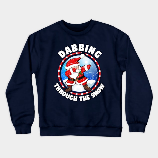 Dabbing Through The Snow Crewneck Sweatshirt by zeno27